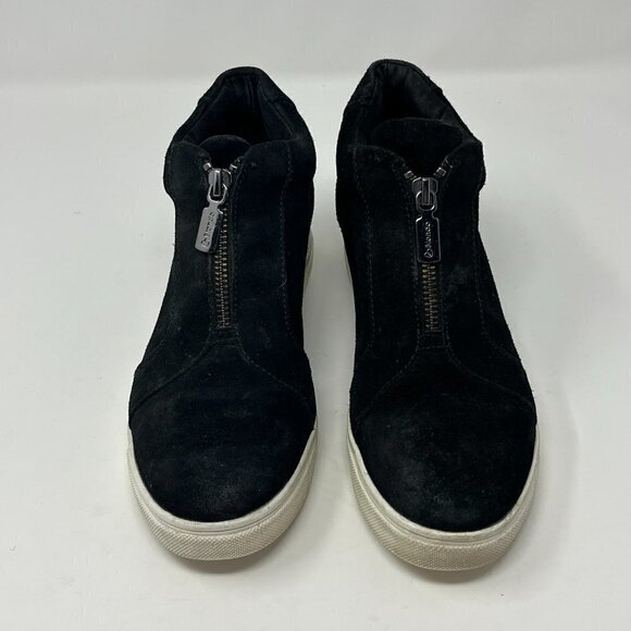 Blondo Glenda wedge sneakers black suede 6.5 women waterproof - Picture 4 of 13